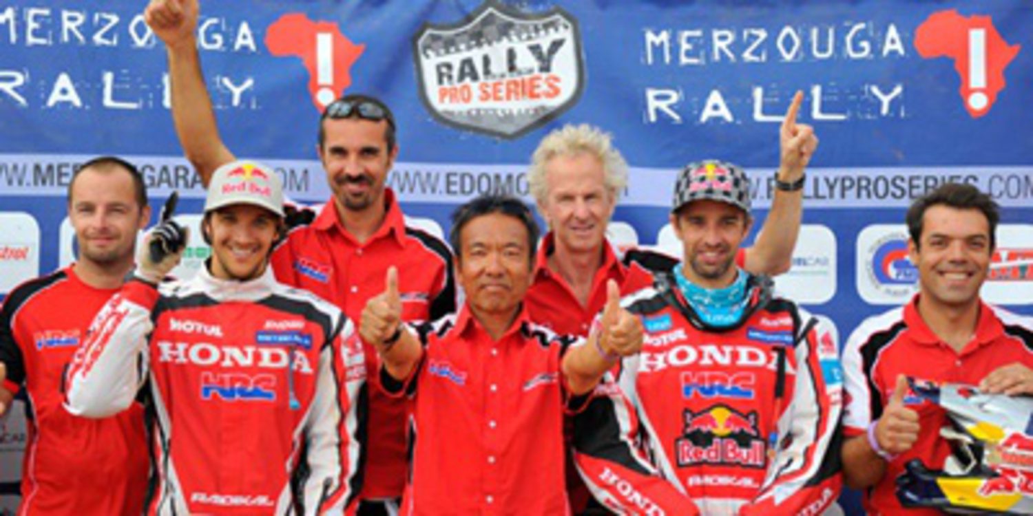Sam Sunderland gana el Merzouga Rally para Honda