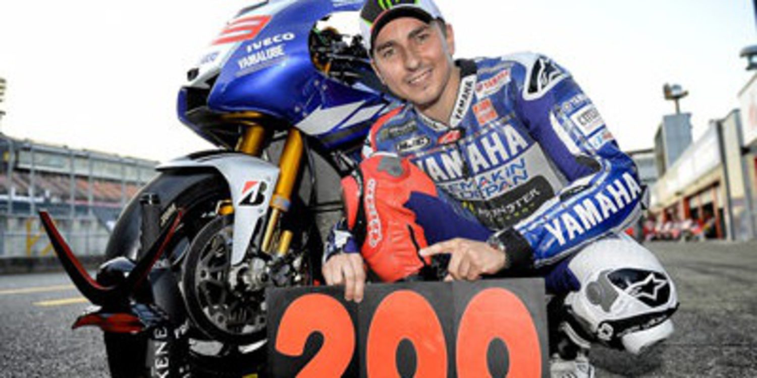 La victoria 200 de Yamaha en MotoGP fue de Jorge Lorenzo
