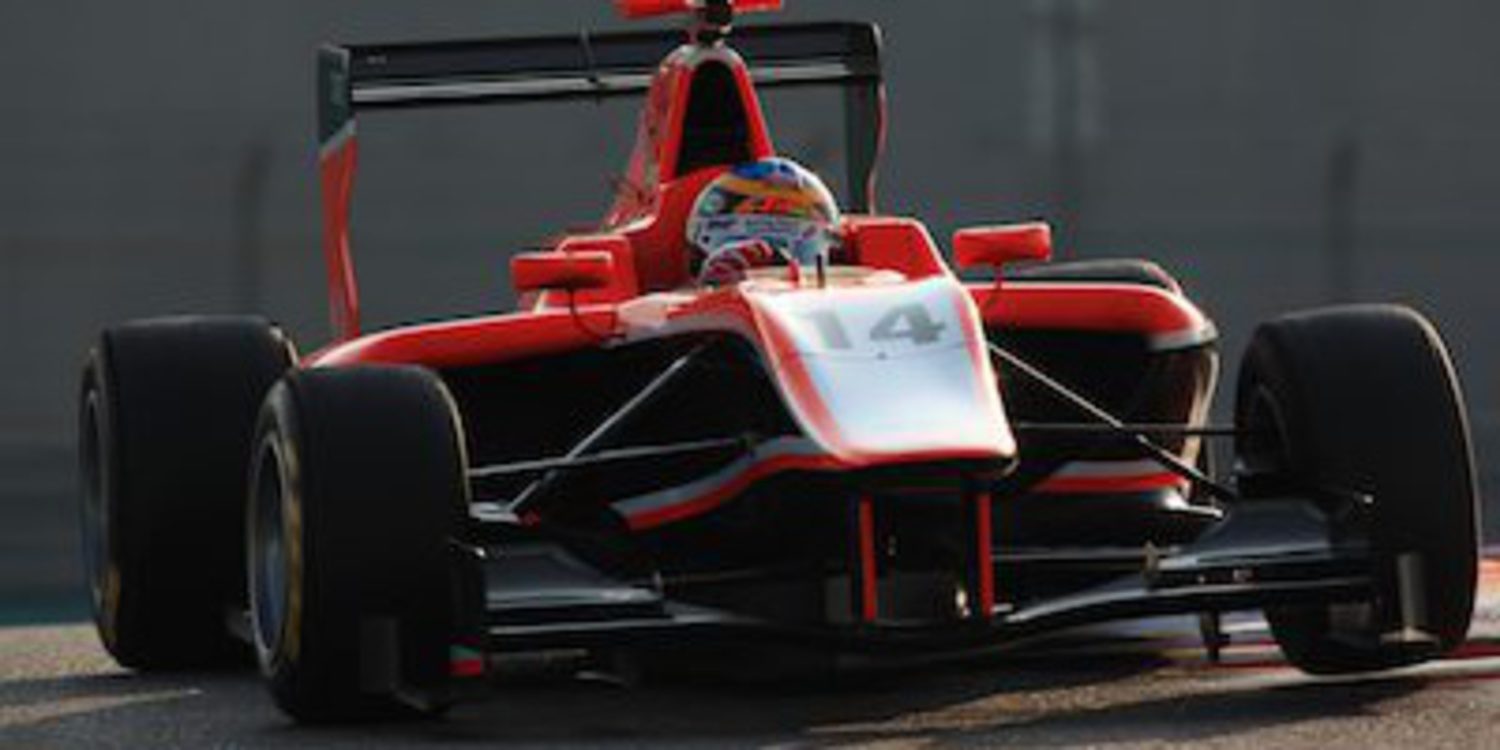Oliver Rowland despunta en el segundo día de test de GP3 en Yas Marina