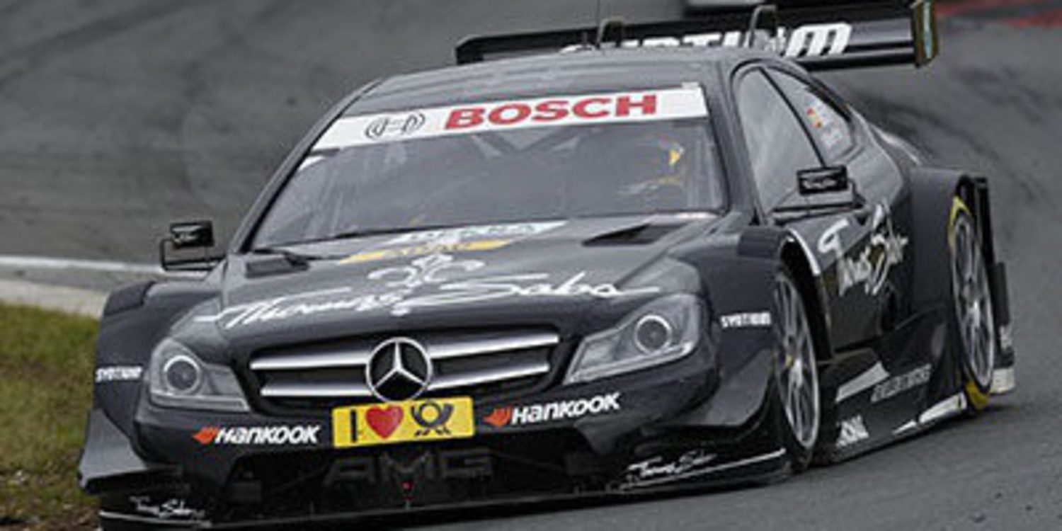 Jaime Alguersuari y Calado prueban el Mercedes DTM