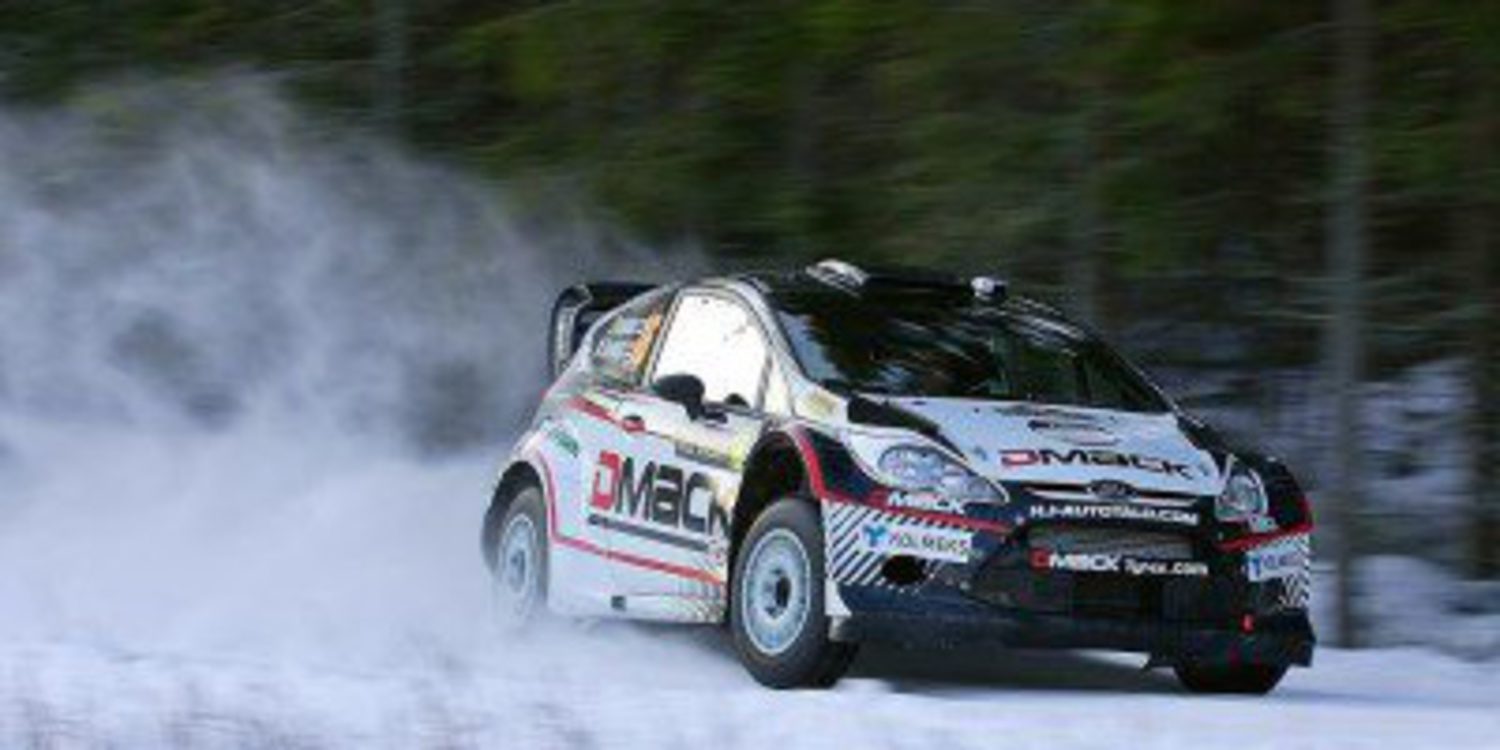 DMACK con Ott Tänak y Jari Ketomaa en el WRC 2014