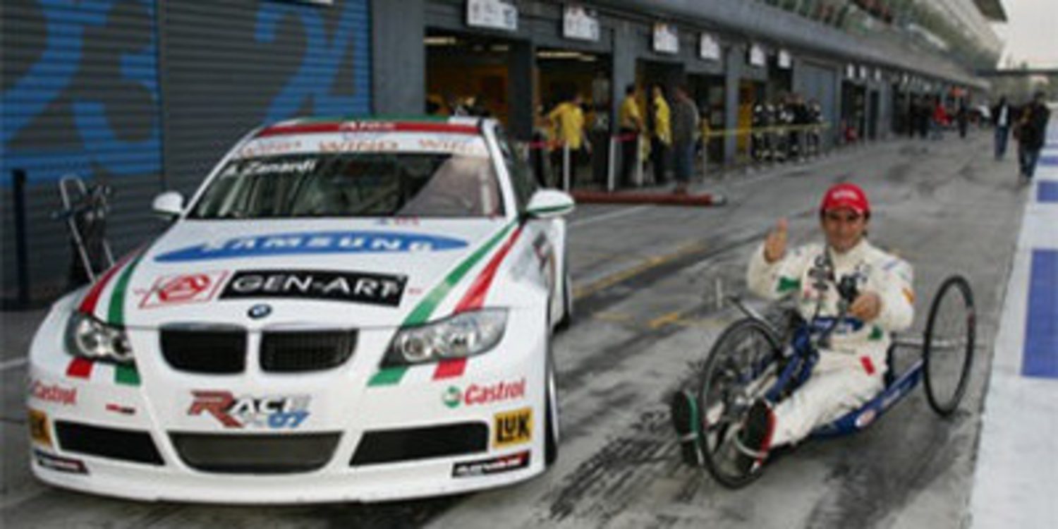 Alex Zanardi a las Blancpain GT Series con BMW