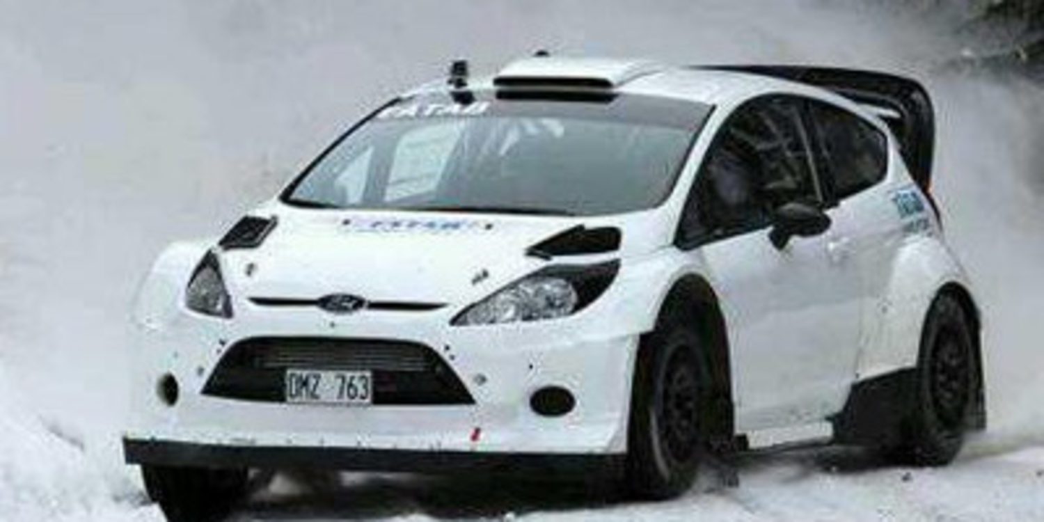 Pontus Tidemand prepara el Rally de Suecia en la nieve