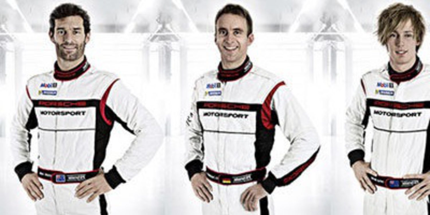 Mark Webber compartirá su Porsche con Bernhard y Hartley