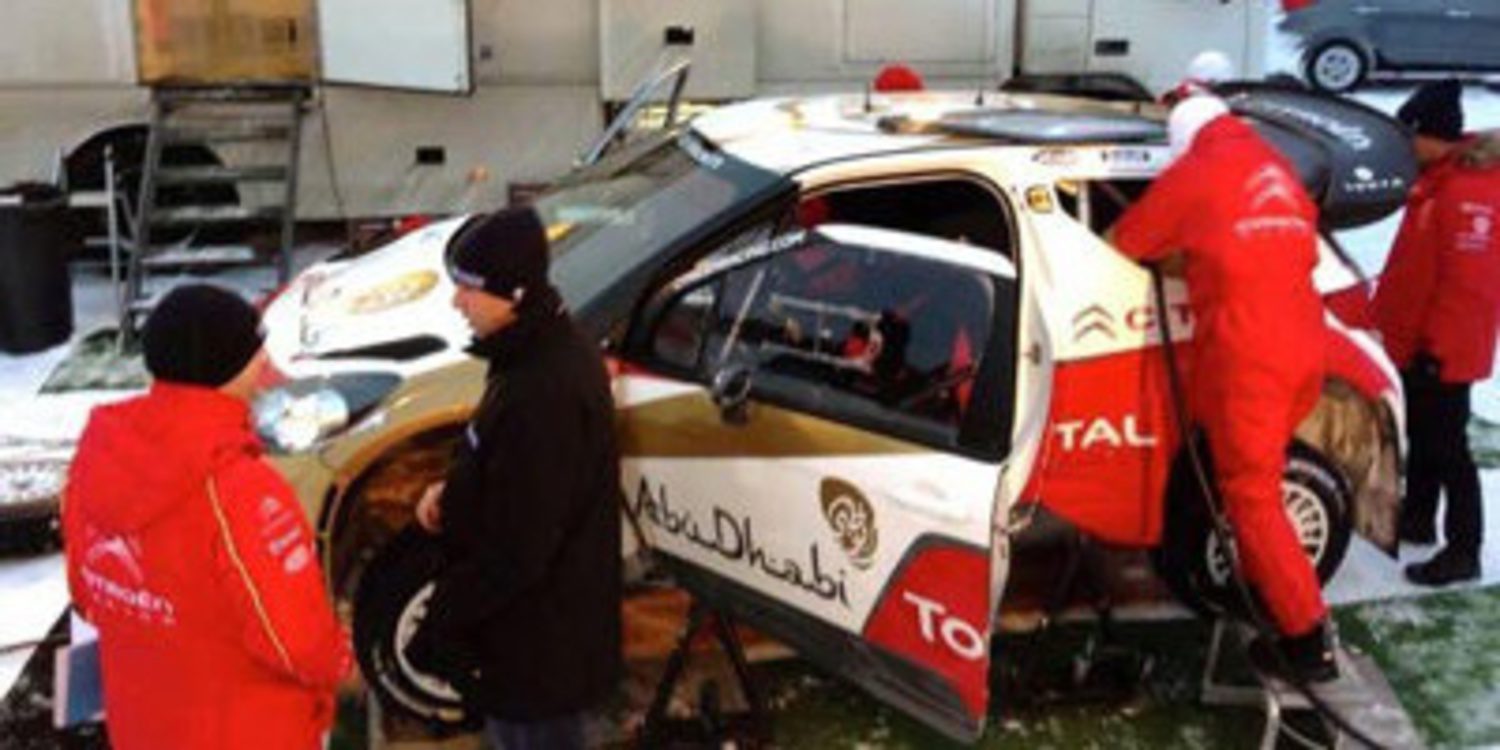 Pilotos y equipos preparan el Rally de Suecia