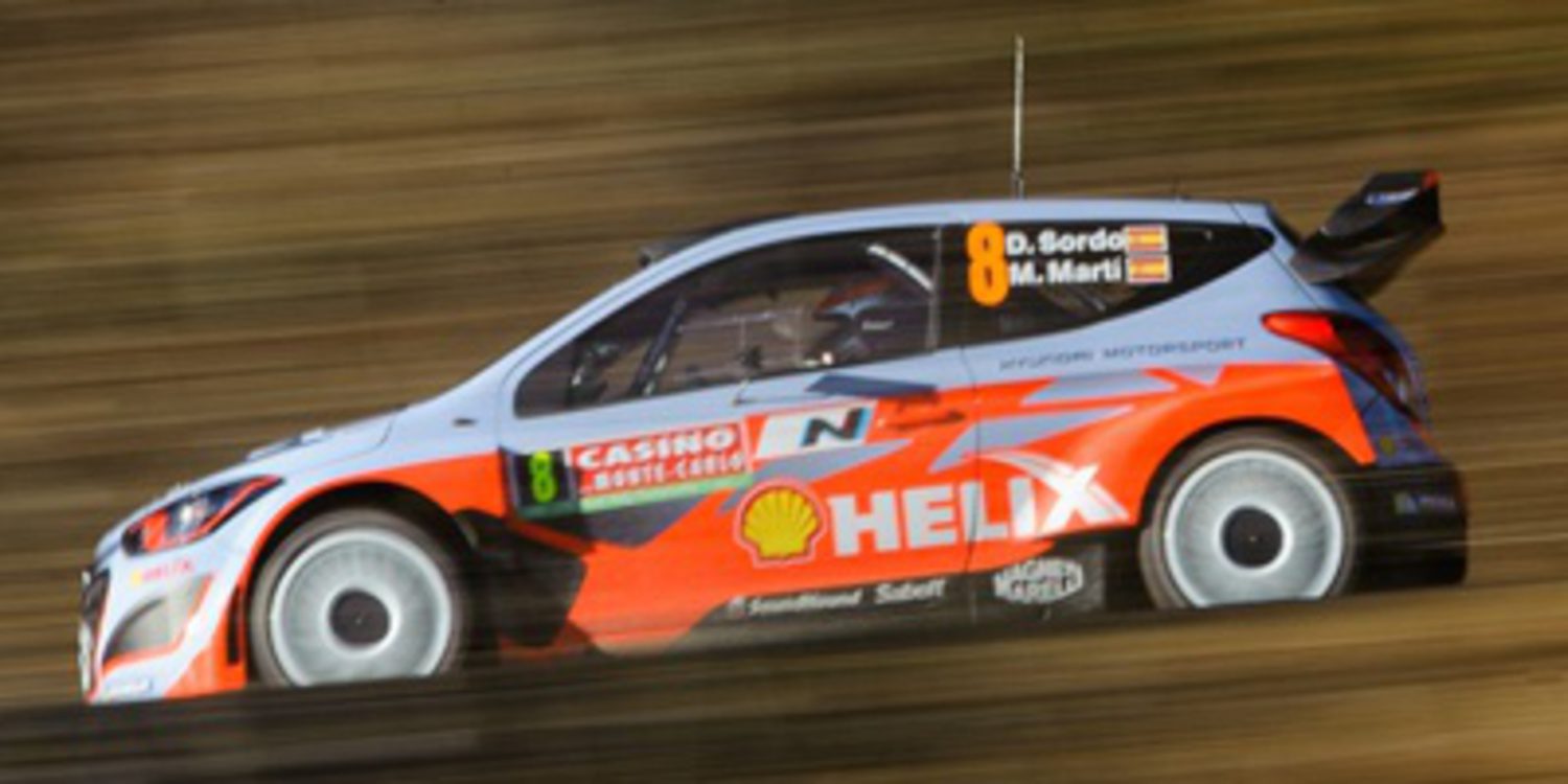 Dani Sordo en el tercer Hyundai i20 WRC en Portugal