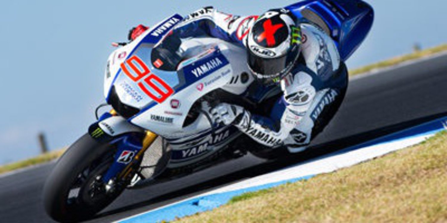 Jorge Lorenzo repite en el segundo día de test MotoGP en Australia