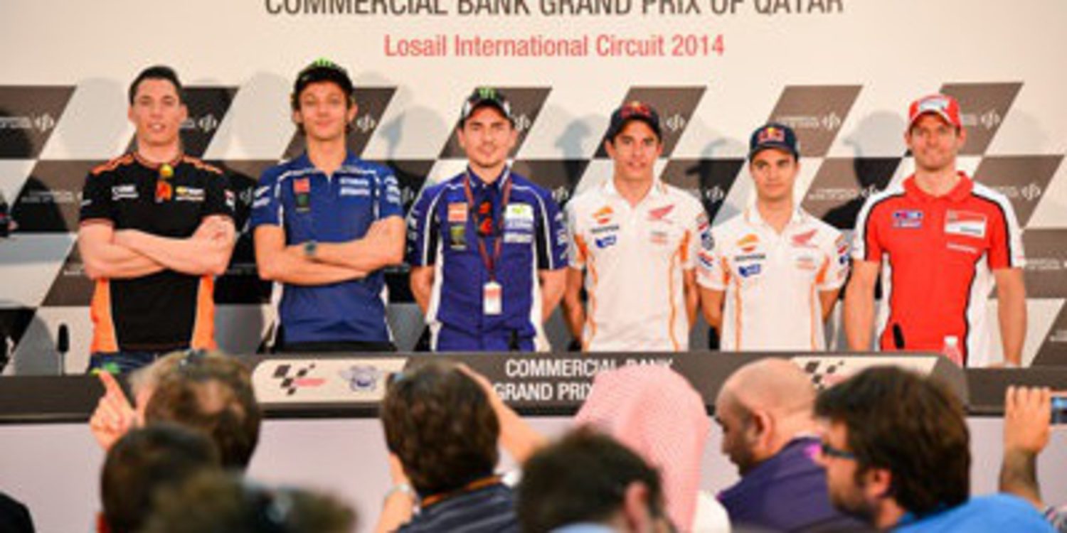 Rueda de prensa oficial del GP de Catar de MotoGP 2014