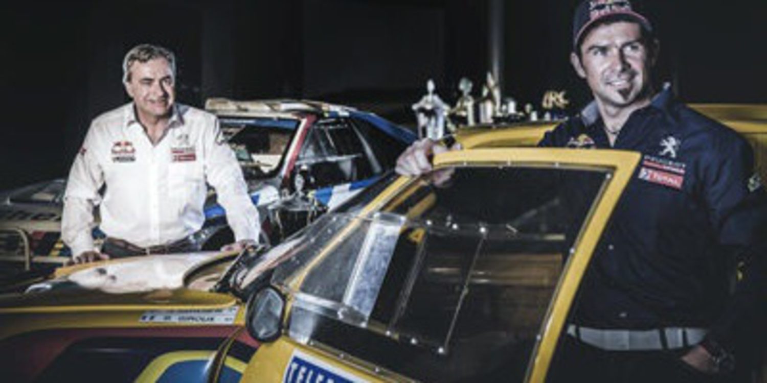Carlos Sainz y Cyril Despres pilotos de Peugeot para el Dakar