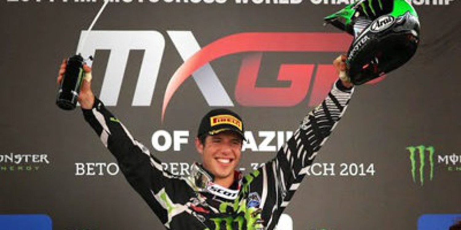 Arnaud Tonus vence el GP de Brasil en MX2