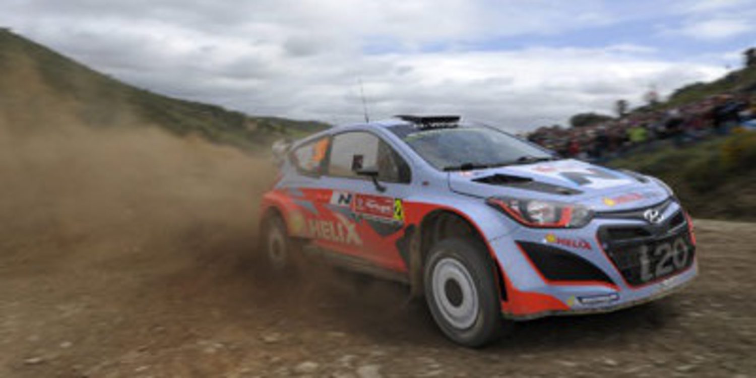 Dani Sordo en el Rally de Argentina con el segundo Hyundai i20 WRC