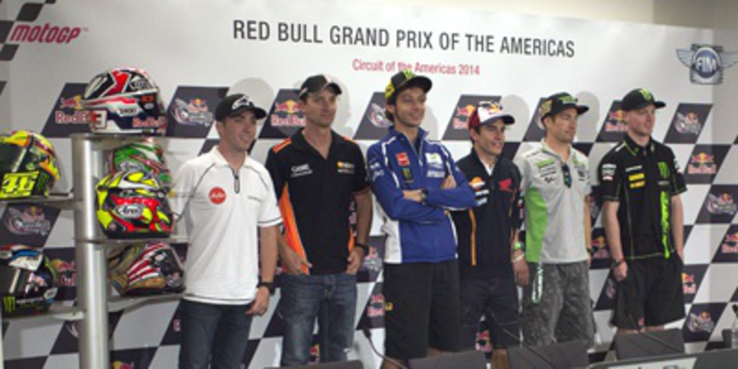 Rueda de prensa oficial del GP Américas de MotoGP 2014
