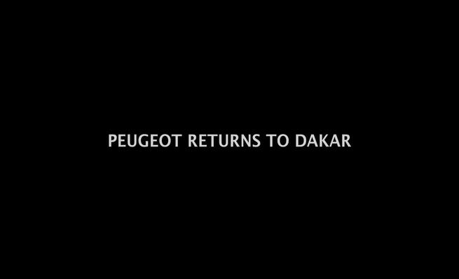 Peugeot anuncia su regreso al Dakar