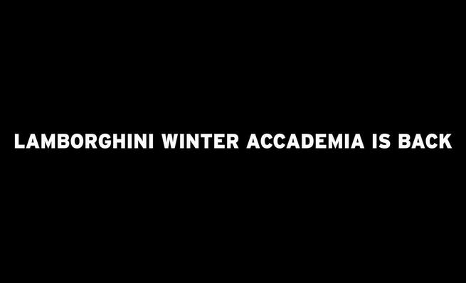 Lamborghini winter Accademia