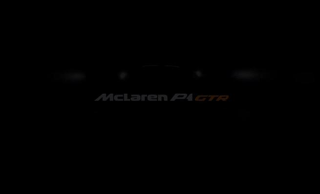 McLaren P1 GTR teaser