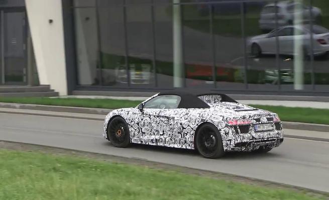 Audi R8 Spider en pruebas en Nürburgring